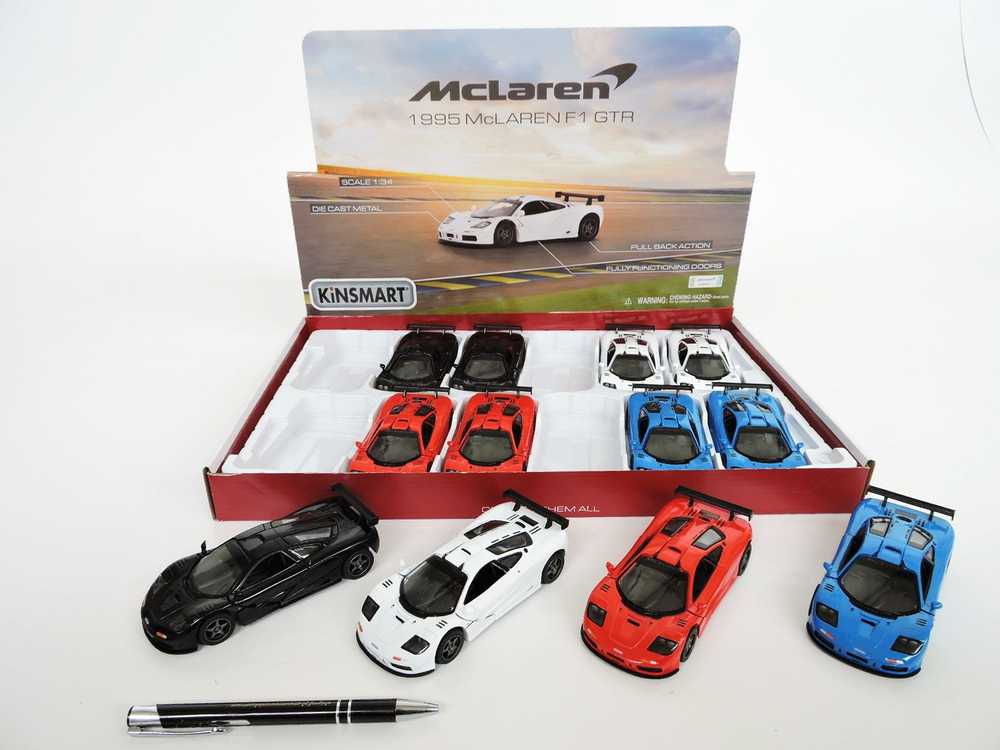 Hipo McLaren F1 GTR 1995 4 spalvos 1:34 (HXKT229)
