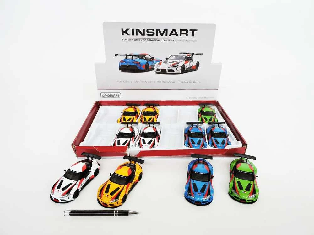 Hipo Auto Toyota GR Supra racing concept 1:36 KT2421DF p12 mix kaina už 1 vnt.