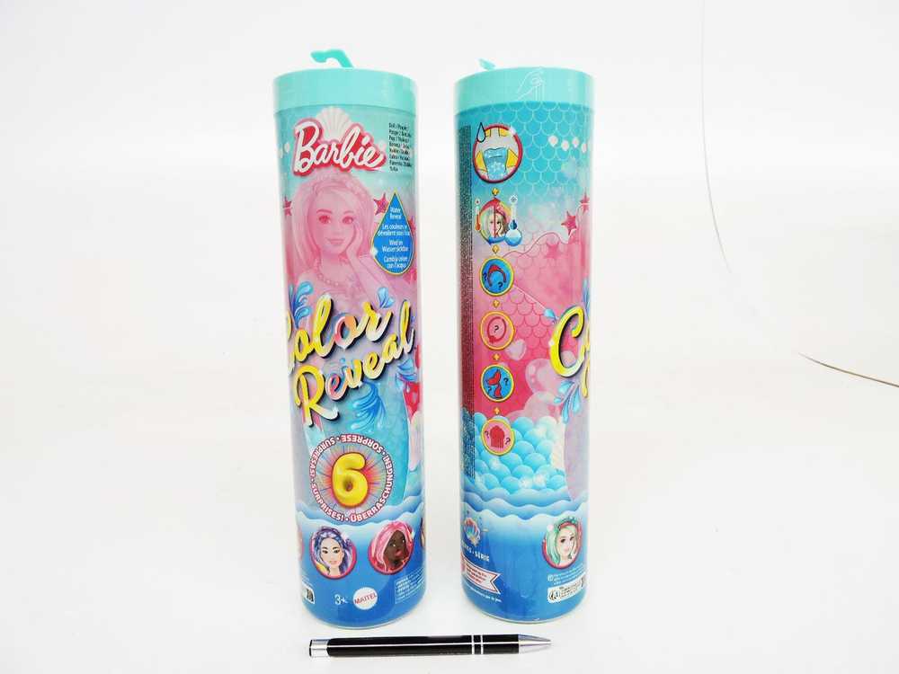 Mattel BARBIE COLOR REVEAL undinės siurprizų rinkinys, giliųjų vandenų serija (HRK12)
