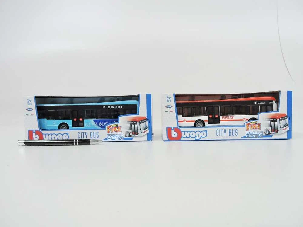 Bburago_Juni Bburago BURAGO autobusas City Bus, 19 cm, 18-32102