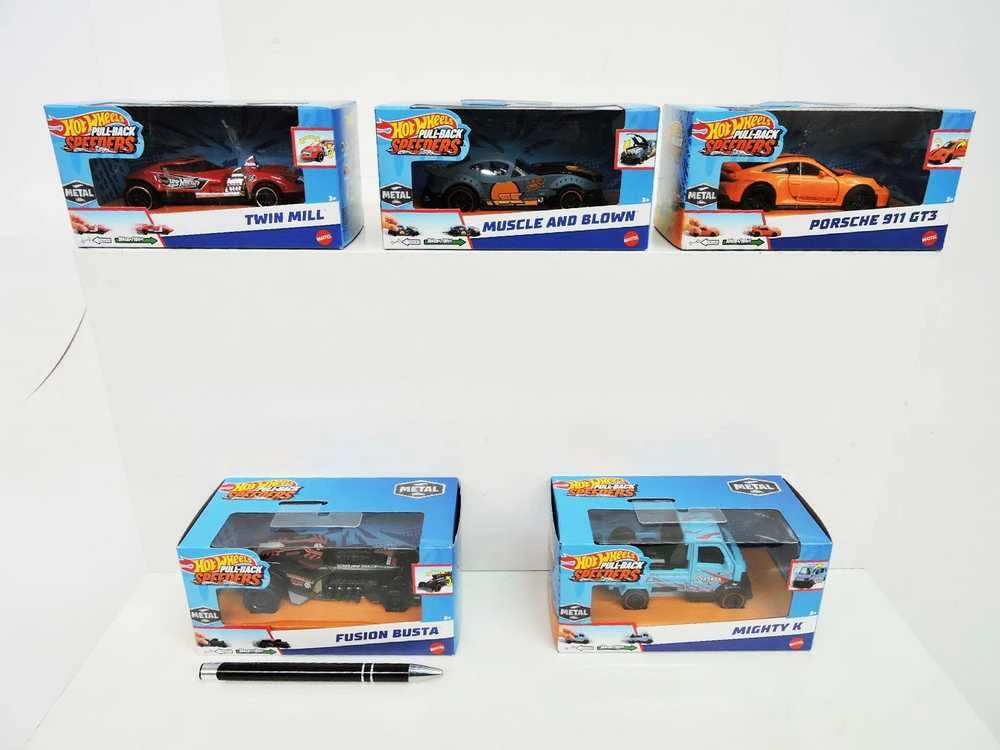 Mattel HOT WHEELS automodeliukas – Pull-Back Speeders (HPR70)