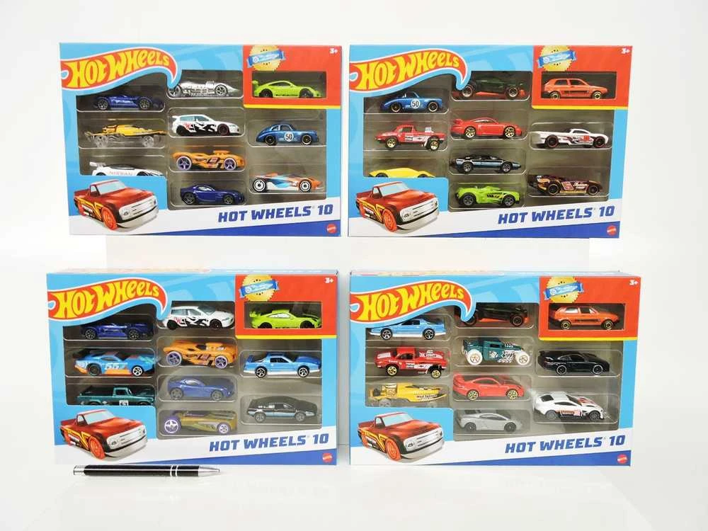 Mattel HOT WHEELS dešimties automodelių rinkinys, 54886