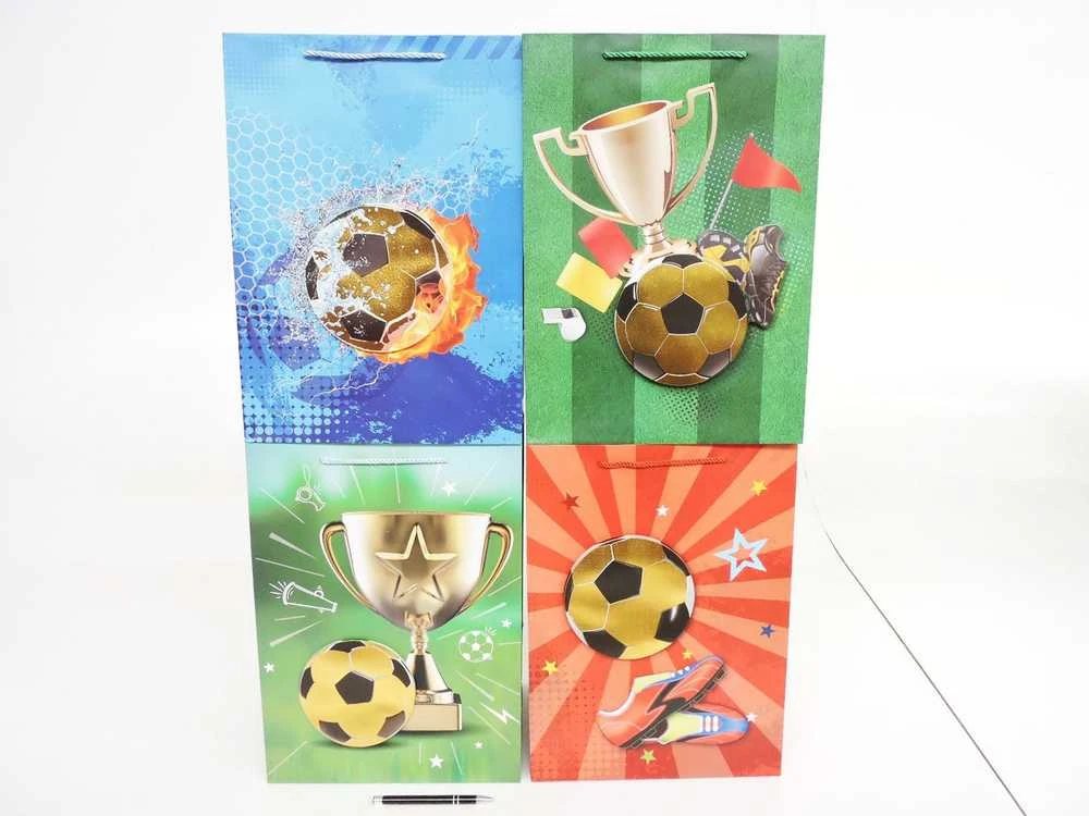 Futbolo tematikos dovanų maišeliai, rinkinys