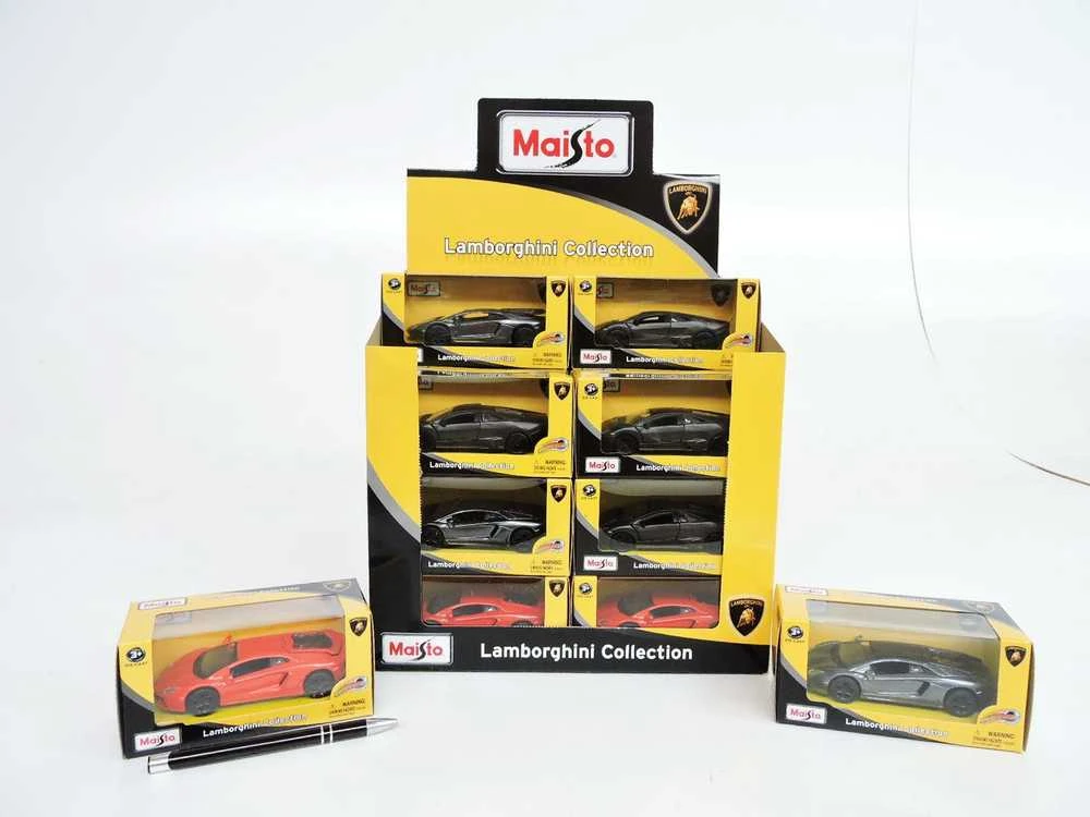 Rinkinys, Maisto, Lamborghini kolekcija, Įvairūs, Žaisliniai automobiliai, 24 vnt.