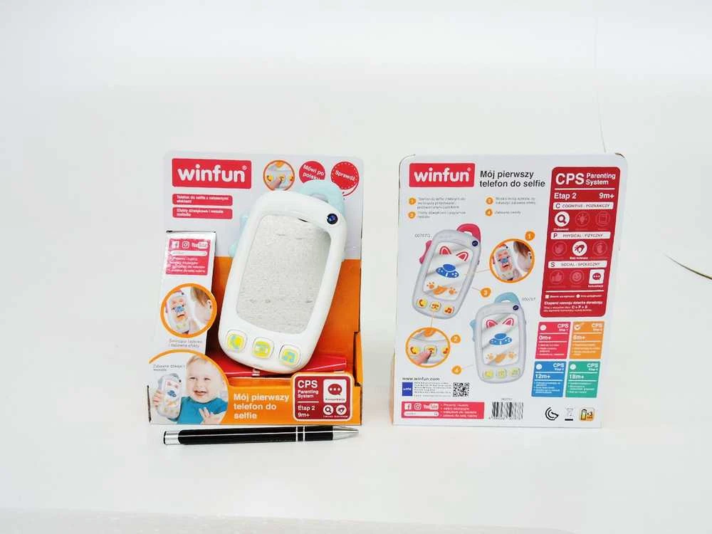 Smily Interaktyvus pirmasis kūdikių asmenukių telefonas Winfun R