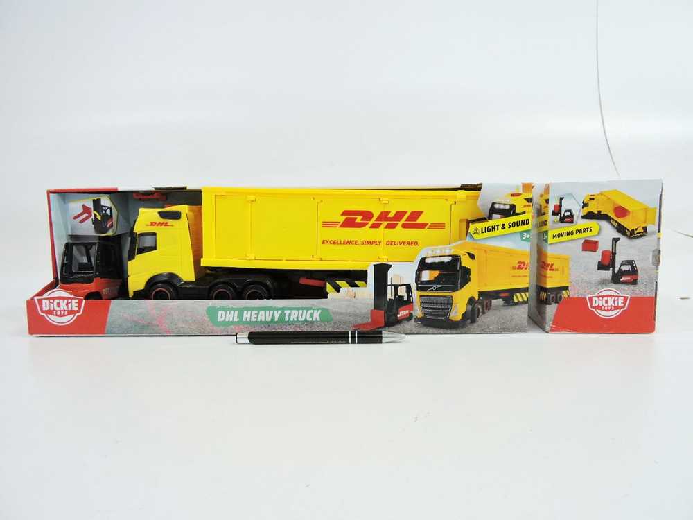 SIMBA Dickie City sunkvežimis + priekaba DHL w/dw 374-7018