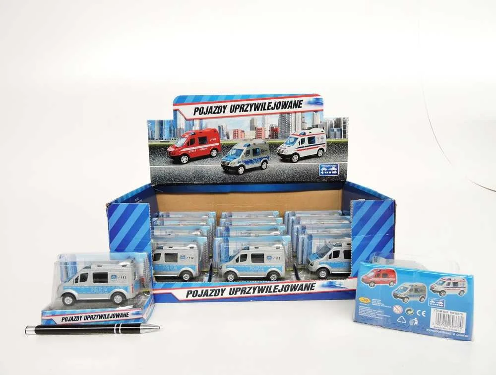 HKG Hipo Mini Van Police 8cm dėžutėje.