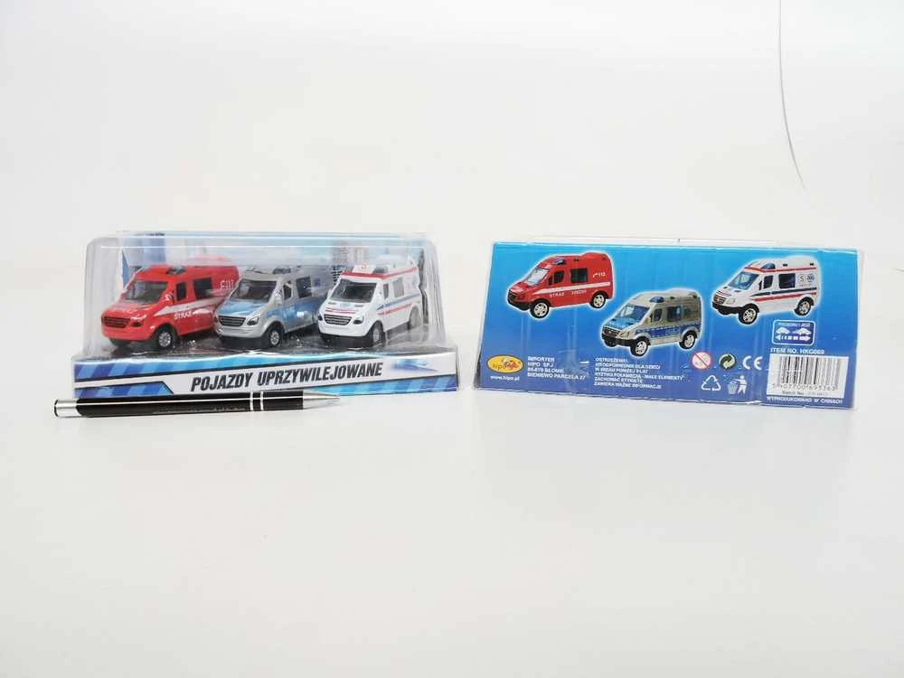 HKG Privilegijuotas Hipo Mini Van 8cm 3 vnt