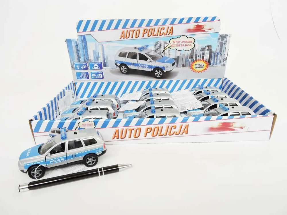 HKG Hipo Auto Police 11cm su balsu SW-16-11P/PL p12 kaina už 1 vnt.