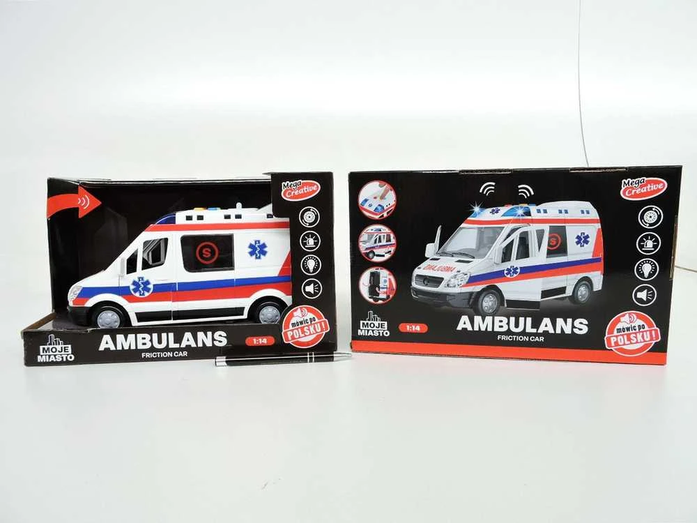 Ambulans Moje Miasto MEGA CREATIVE 522124