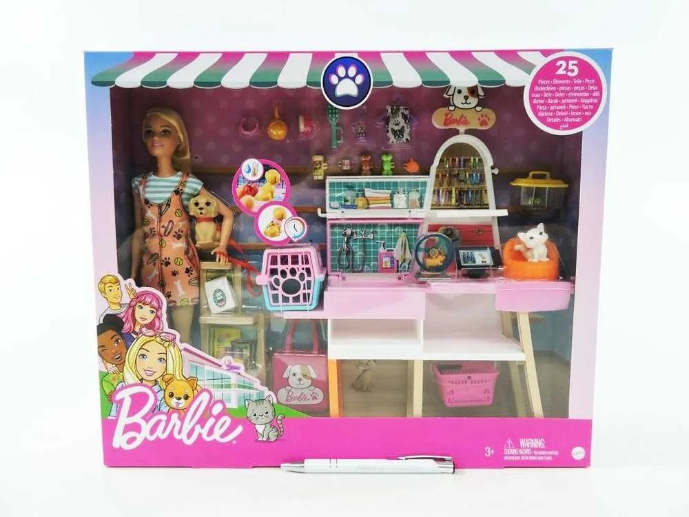 Mattel Barbės šunelių parduotuvės rinkinys