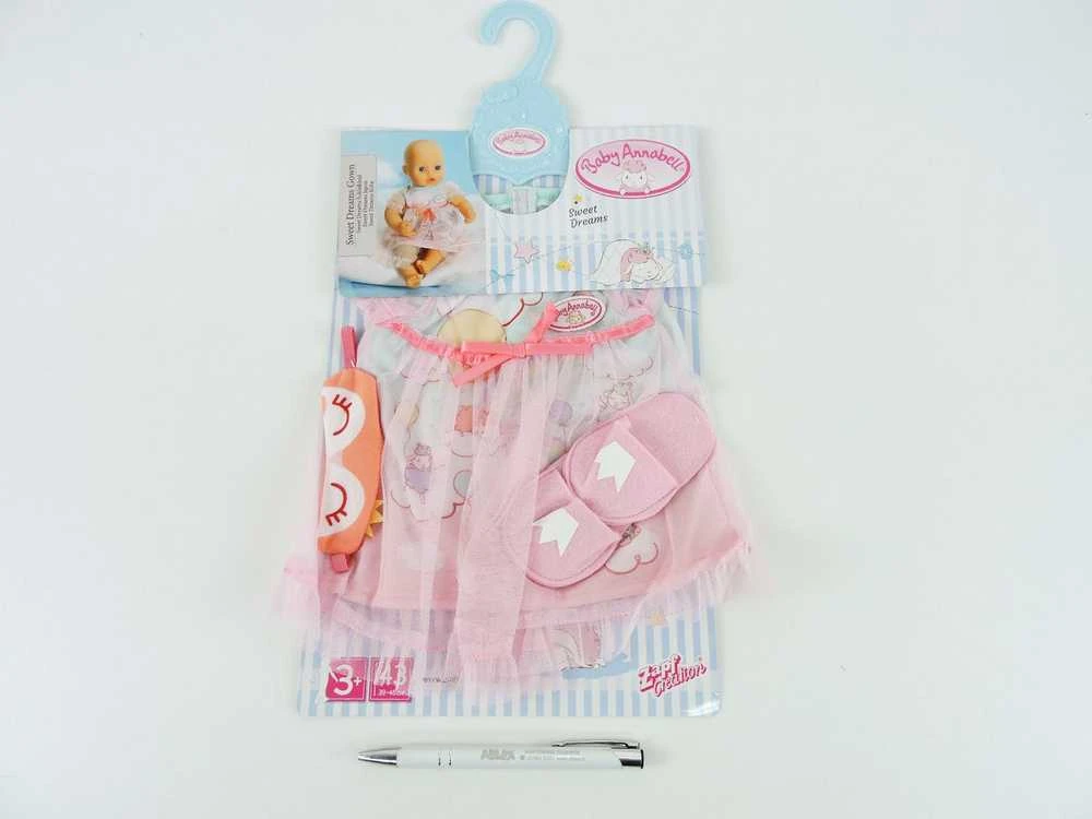 Zapf Baby Annabell naktiniai drabužėliai Sweet Dreams 43 cm 705537