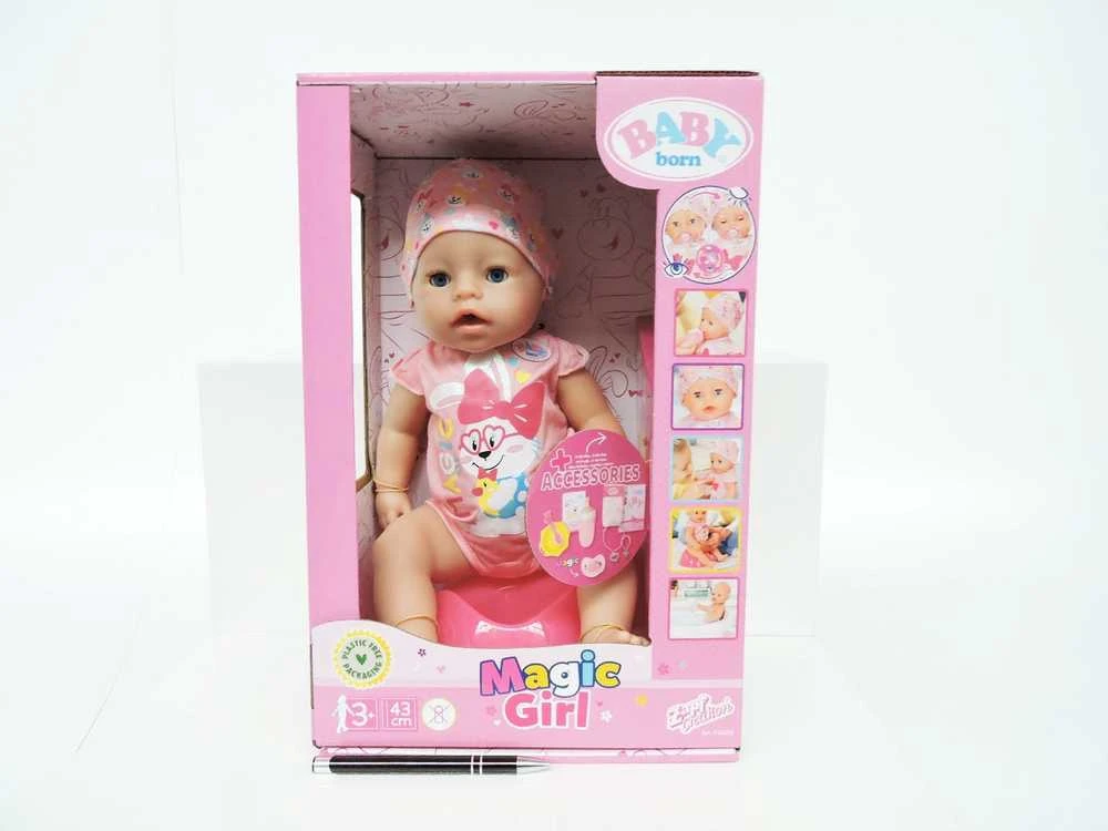 Baby Born interaktyvi lėlė - mergaitė Magic Girl, 43cm (827956)