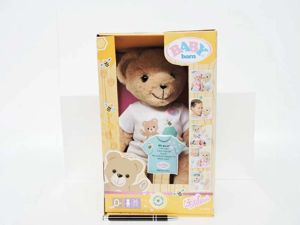 Zapf BABY BORN Pliušinis baltas meškutis, 43 cm