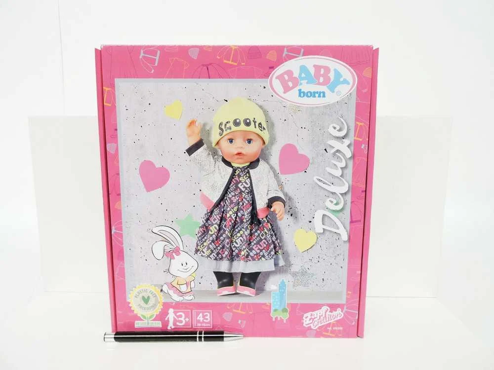 BABY born - City Deluxe stiliaus lėlytė 43 cm (830208)