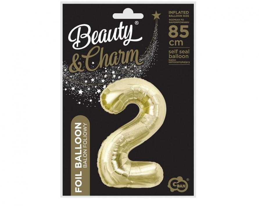 „GoDan BALLOON FALL 2 CHAMPAGNE“ 85 cm GO PBH