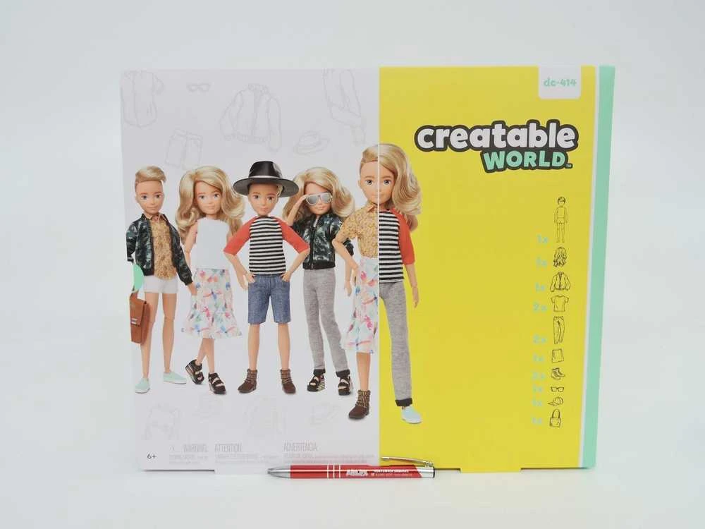 Mattel Barbie Creatable World Skirtas šviesiems plaukams plaukai 30 cm (GGT67)