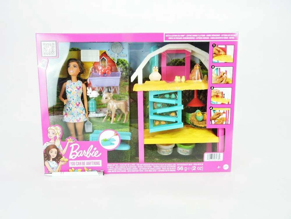 Barbie Mattel Džiaugsmingų viščiukų lėlių Barbė rinkinys HGY88
