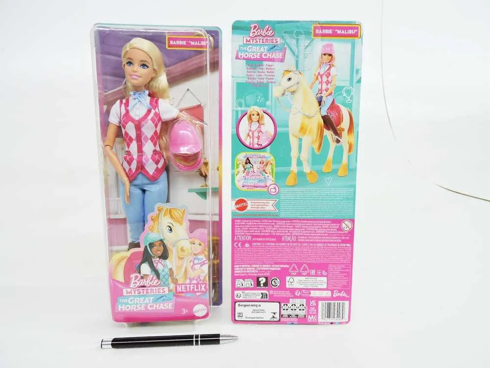 Mattel BARBIE MALIBU MYSTERIES lėlė raitelė (HXJ38)