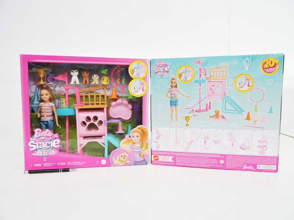 Lėlė Barbie and Stacie Puppy Obstacle Course HRM10 Mattel