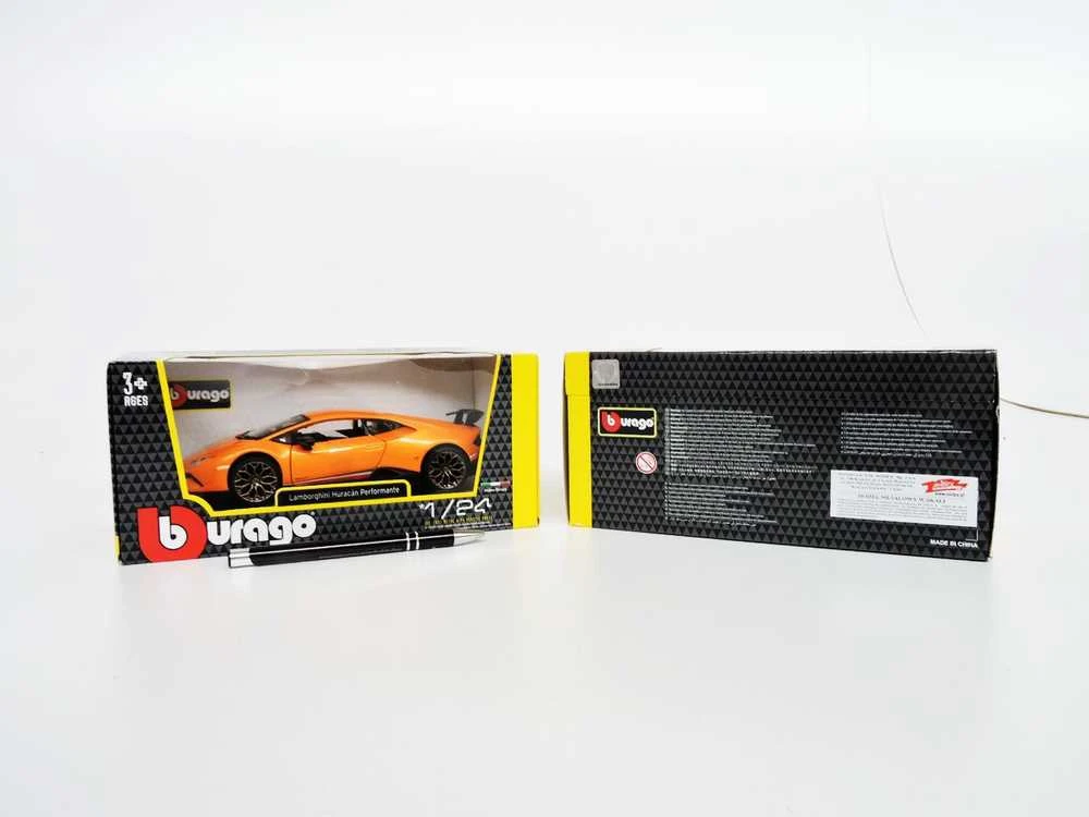 Oranžinis Automobilis Bburago Lamborghini Huracan 1:24 Oranžinis
