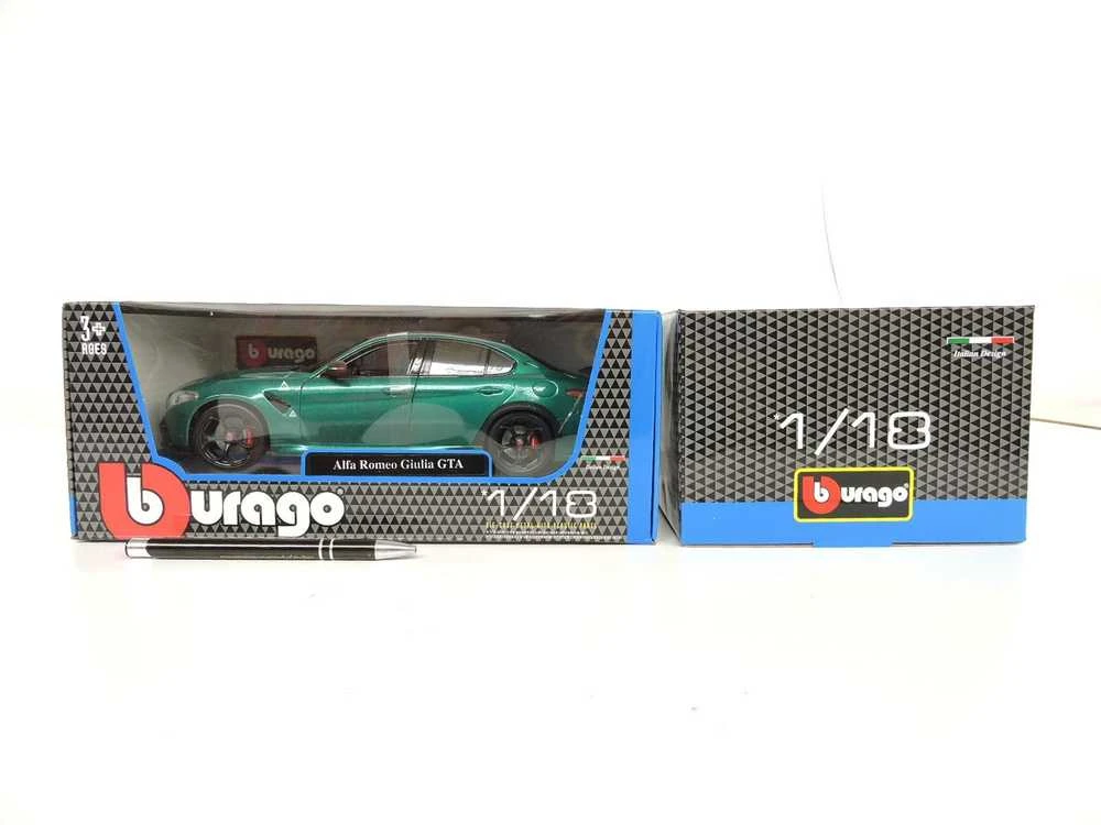 *BBURAGO metal., 1:18, ALFA ROMEO GIULIA GTA,žalias