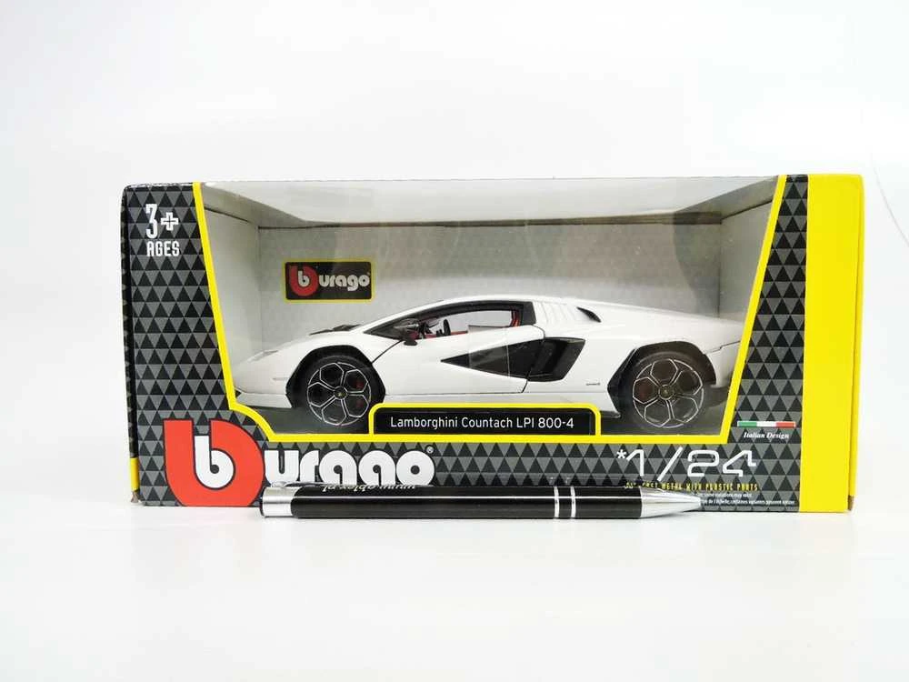Bburago BBU 1:24 Lamborghini NI Count.800-4 Baltas 21102WT