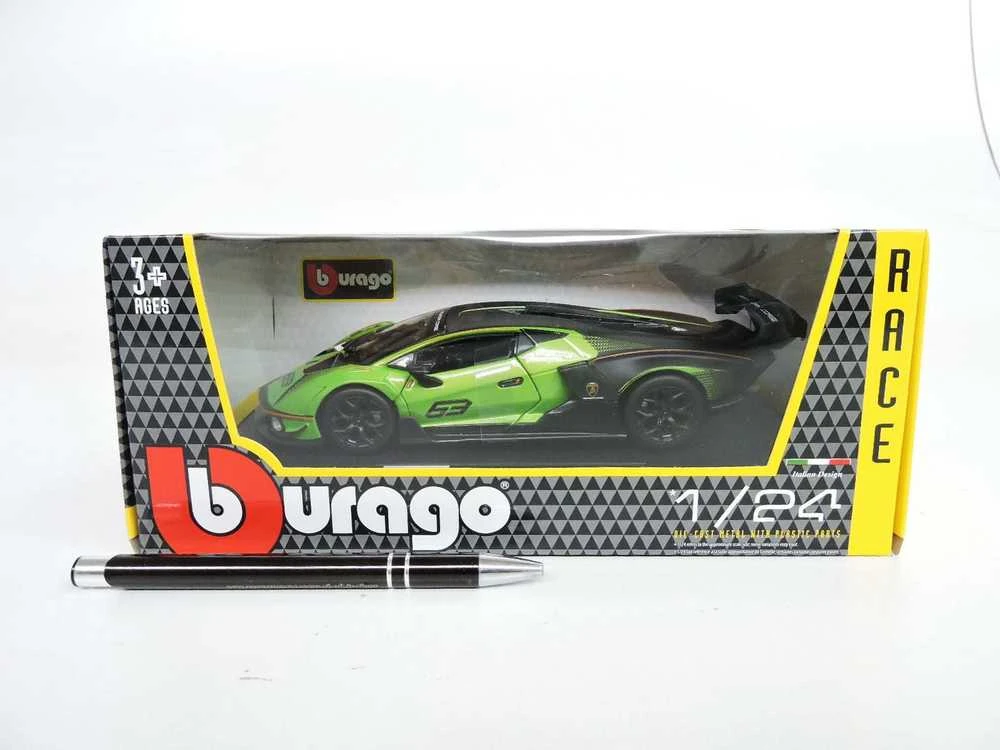 BBURAGO 1:27 auto modelis Race Lamborghini Essenza SCV12, 18-28017
