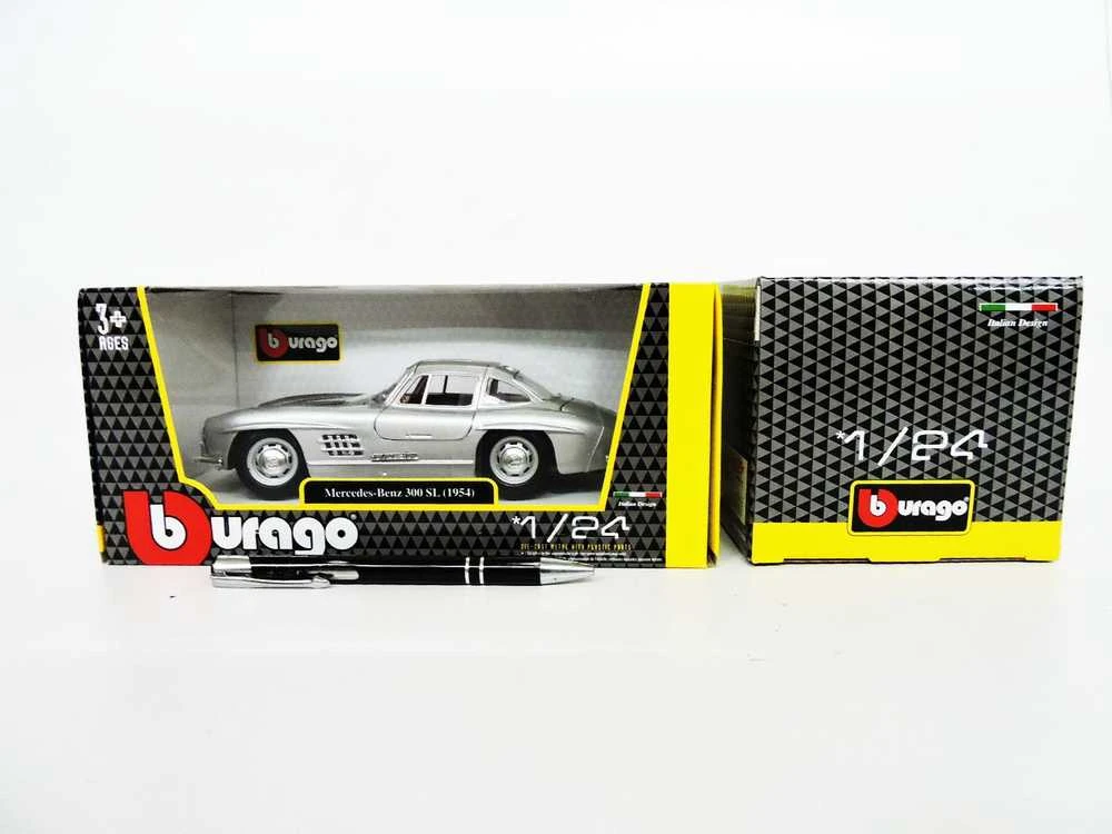 Bburago Mercedes- Benz 300SL 1954 Sidabrinis 1: 24 BBURAGO