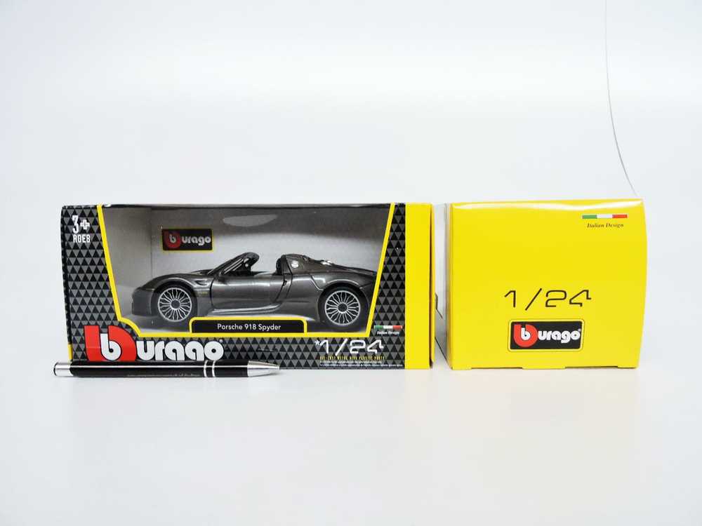 BBU 1:24 Porsche918 Spyder pilkas 21076GY 08186