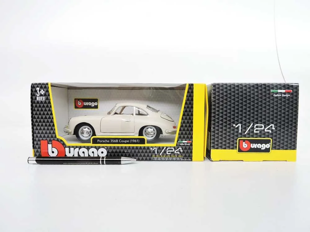 BBURAGO 1:24 automodelis Porsche 356B Coupe, 18-22079 CM