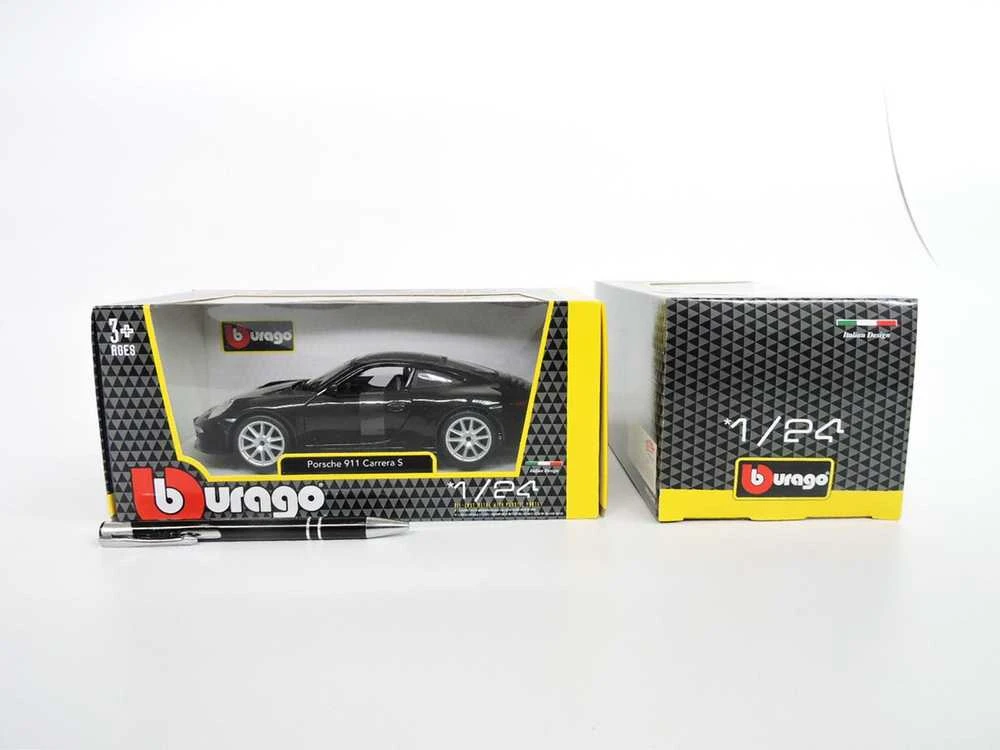 Bburago Porsche 911 Carrera S Juodas 1:24 BBURAGO