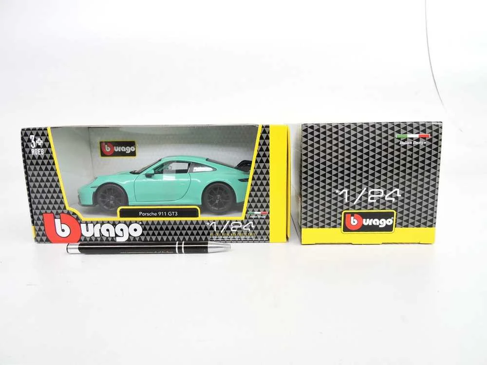 Bburago BBU 1:24 Porsche911 GT3 mėtų lydiniai 21104GN 11043