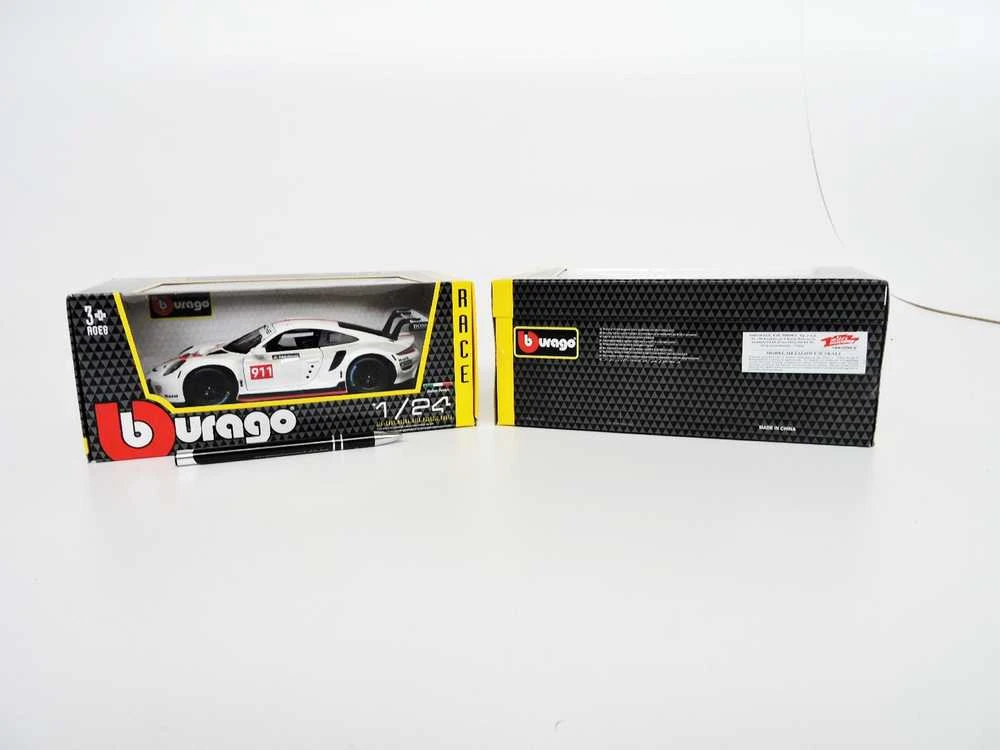 BBURAGO 1:24 automodelis Race Porsche 911 RSR, 18-28013