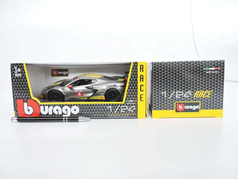 BBURAGO 1:24 automodelis 2020 Chevrolet Corvette C8R, 18-28024