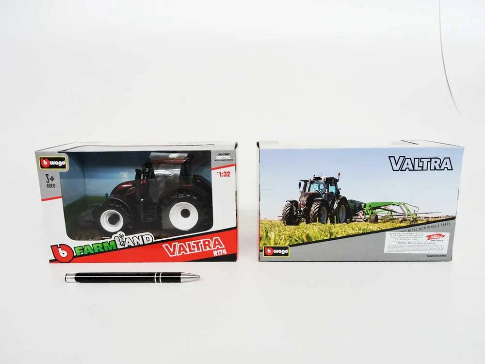 Bburago Farm Valtra N174 Raudona 1: 32 BBURAGO