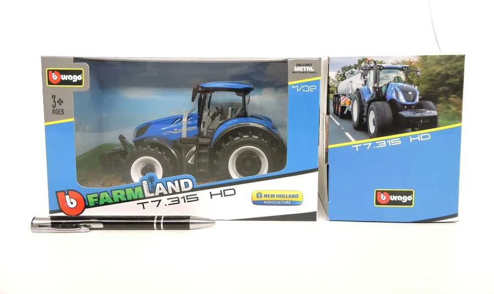 Bburago New Holland traktorius T7.315 1:32