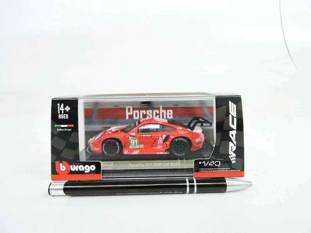 Bburago BBU 1:43 Race Porsche 911 RSR LM 2020 38308