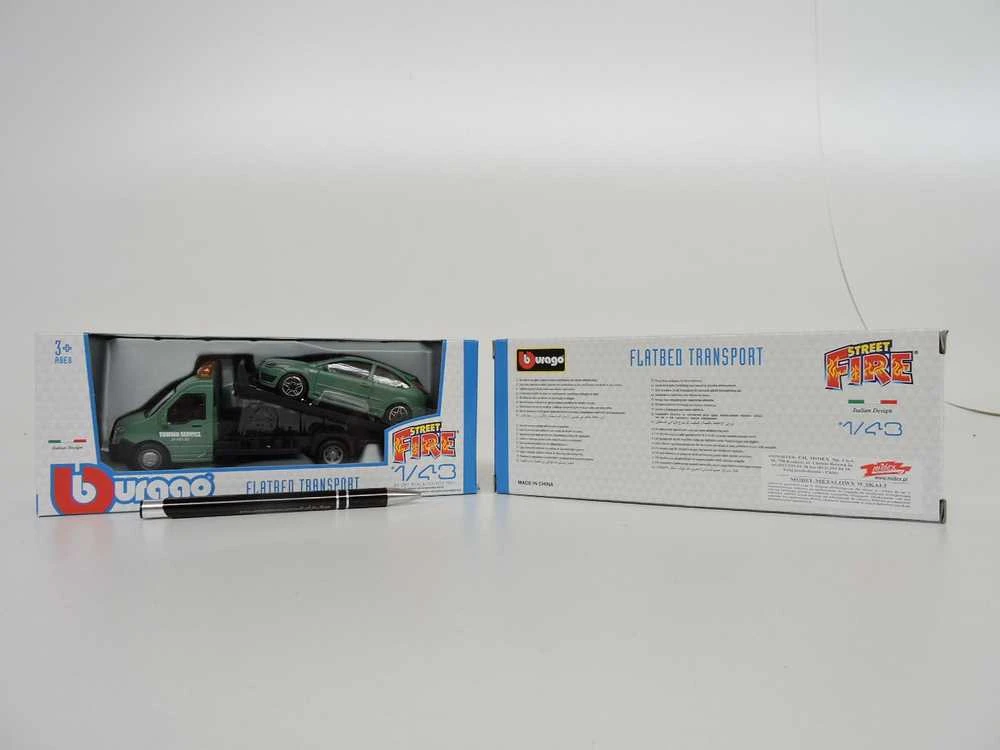 Bburago Street Fire Transport W Ford Focus St Dull 1:43
