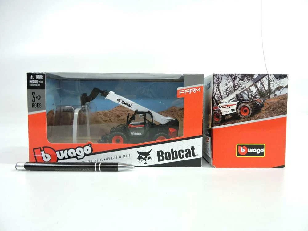 BBURAGO 1:48 teleskopinis krautuvas Bobcat T40.180SLP su padėklų šakėmis, 18-32087