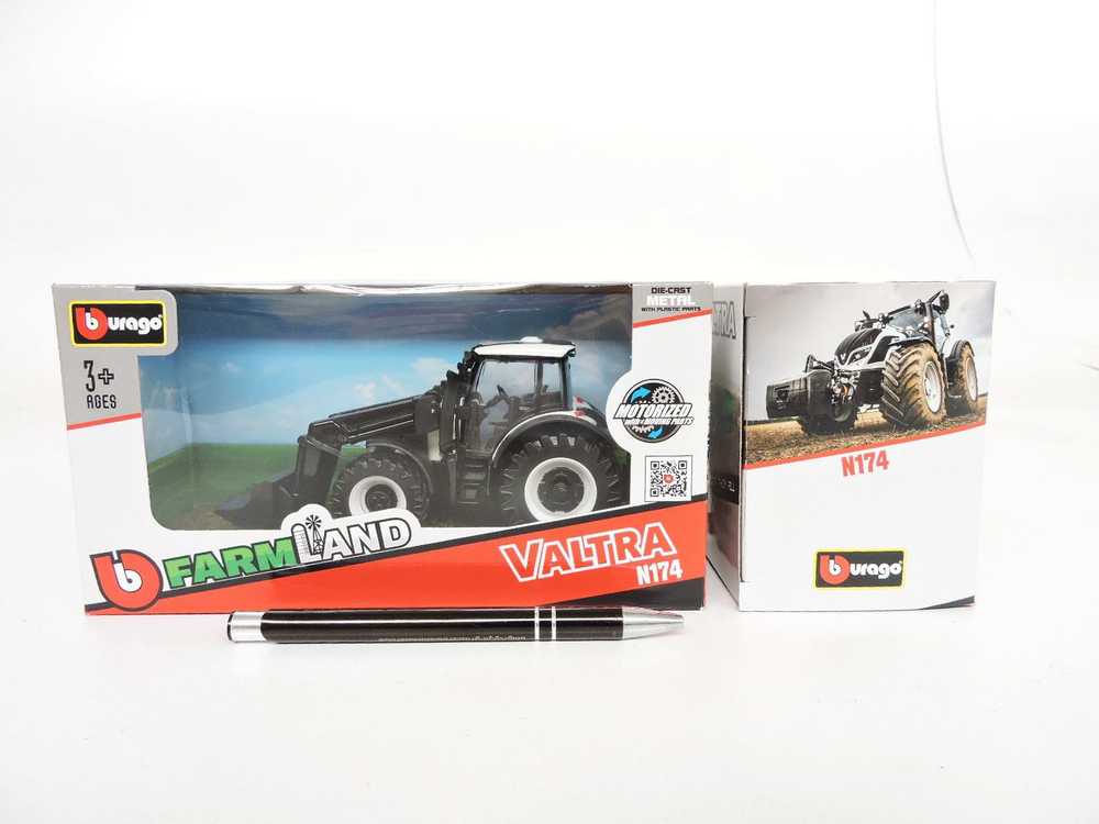 Bburago BBU traktor Valtra su ładowaczem czołowym 31638