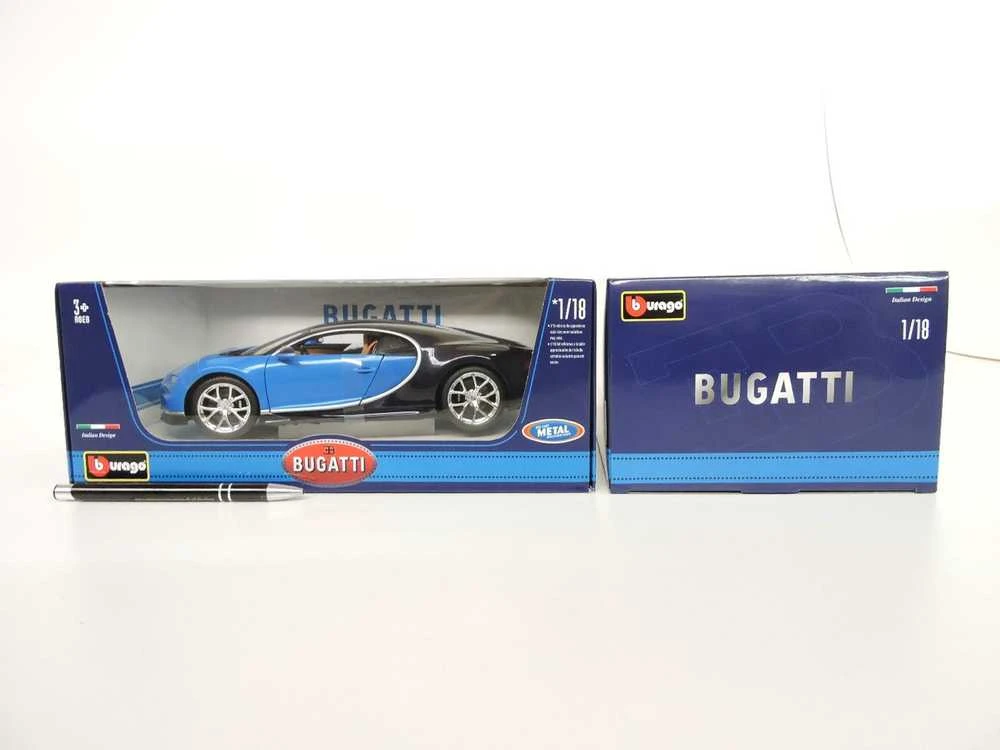Bburago Bugatti Chiron 1:18 mėlyna (275724)