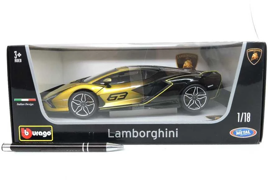 BBURAGO 1:18 automodelis Lamborghini Sian FKP 37, 18-11100