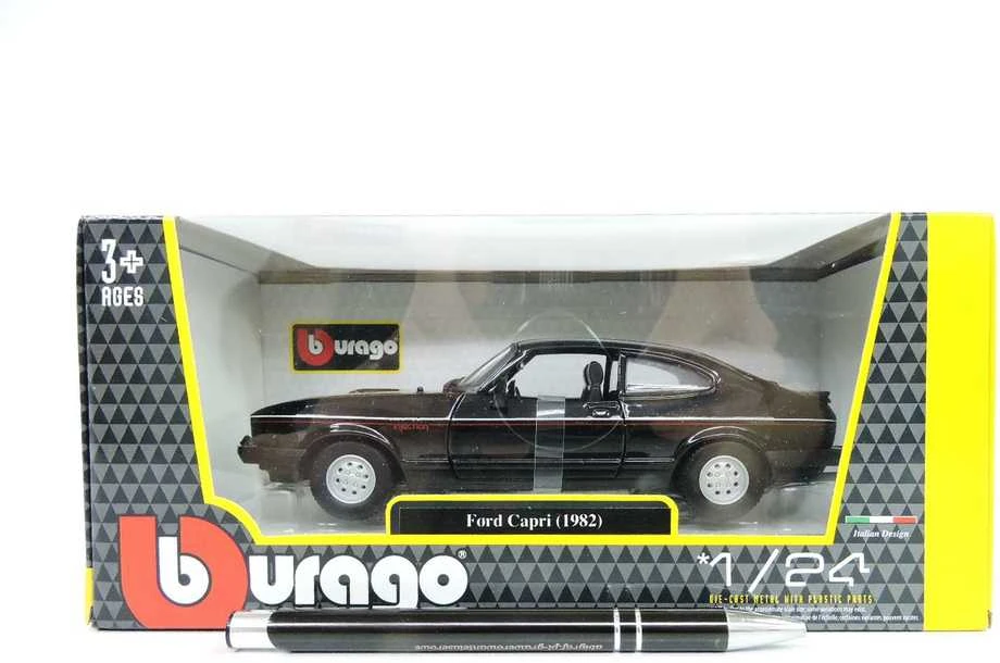 Bburago BBU 1:24 Ford Capri 1982 juodas 21093BK 14316