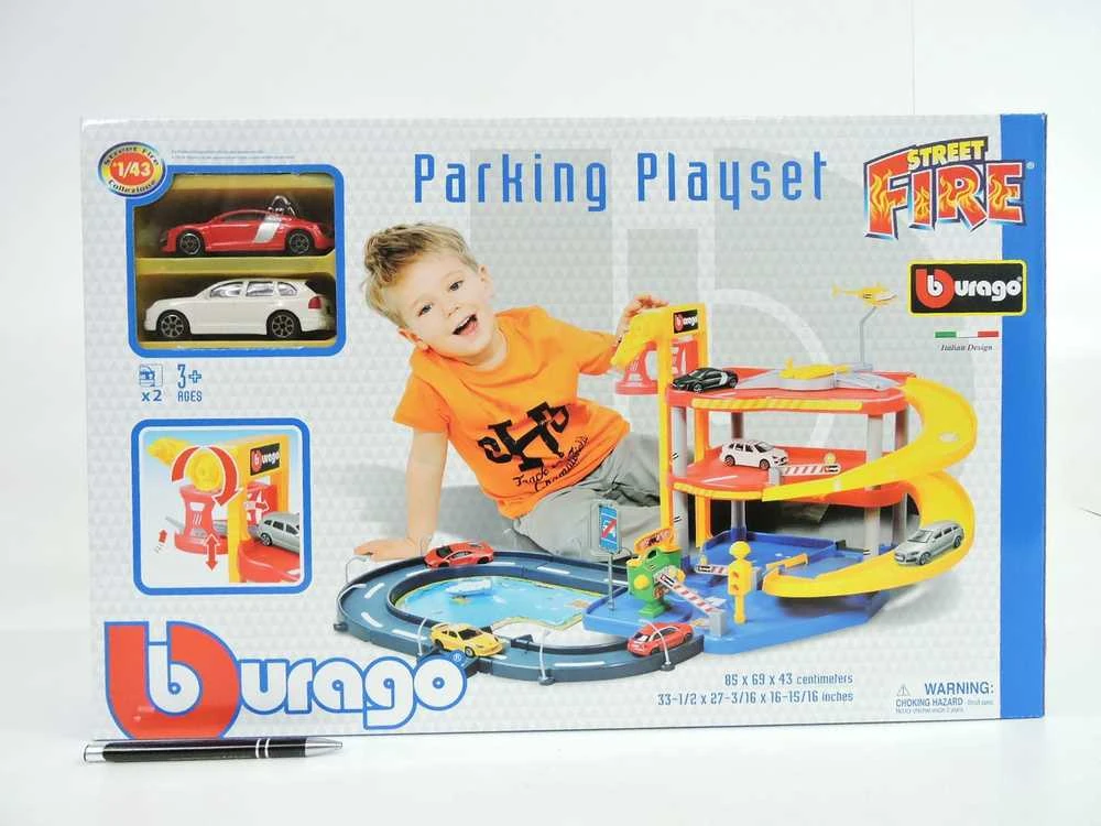 Bburago STREET FIRE PARKIMISE MÄNGUKOMPLEKT