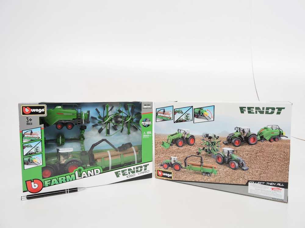 Bburago traktoriaus dovanų rinkinys Fendt 1050 Varior BBURAGO
