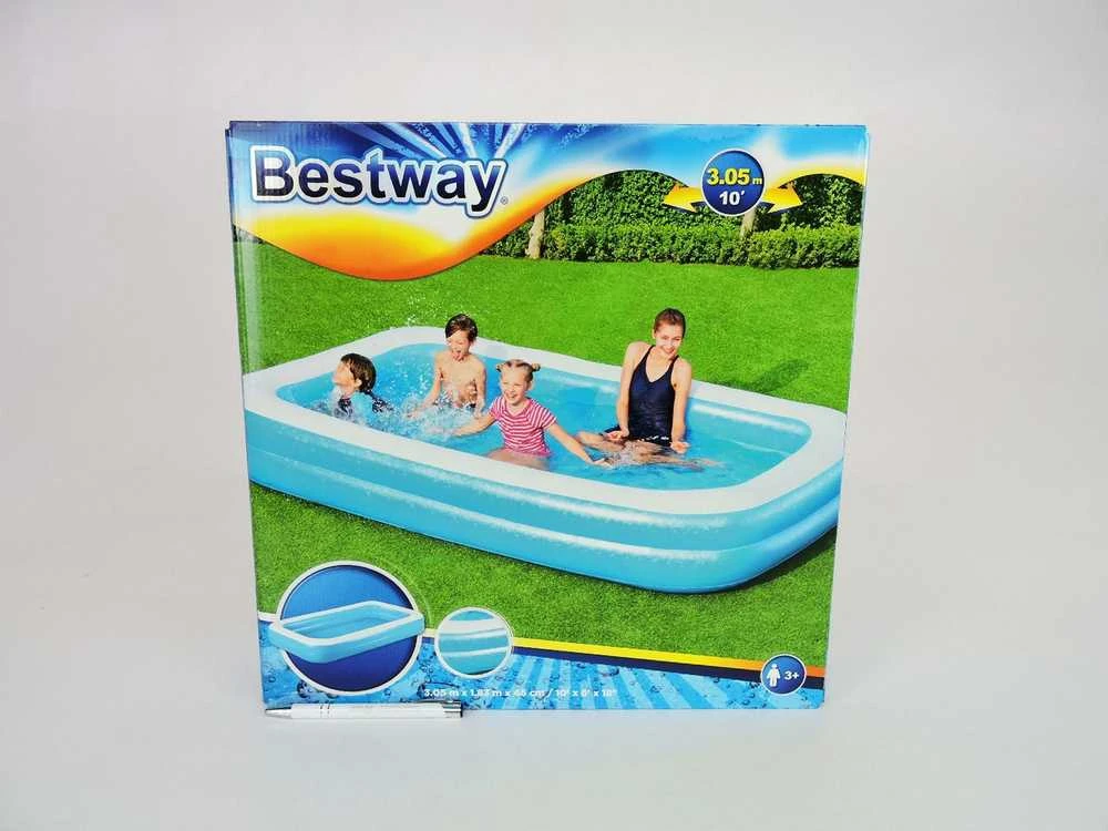Pripučiamas Baseinas Bestway 305x183x46 cm, Mėlynas 54150 9805