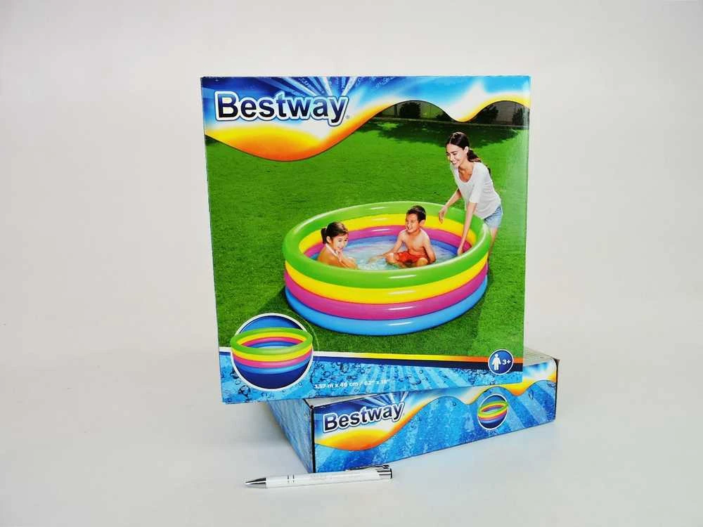Pripučiamas baseinas Bestway Rainbow 157 cm x 46 cm, 51117