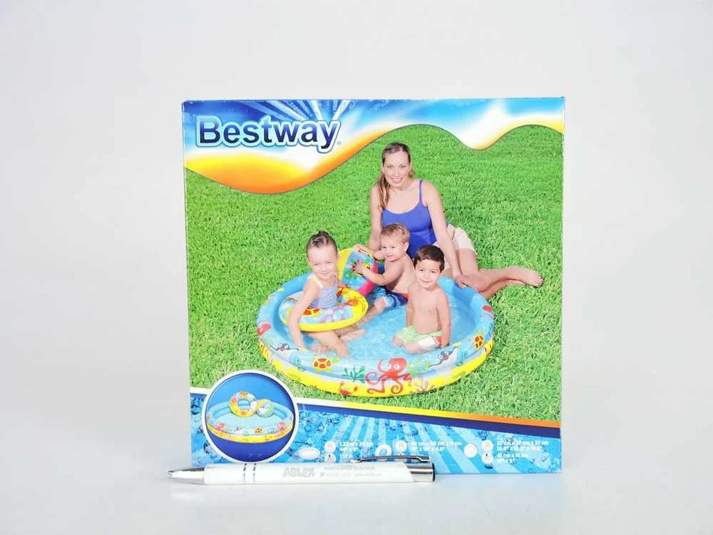 BESTWAY pripučiamas baseino rinkinys vaikams Play Pool , 1.22m x 0.20m, 51124