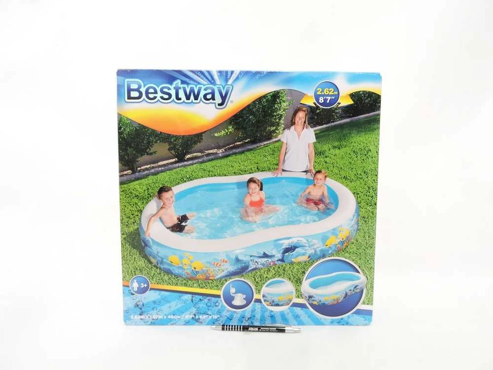 Bestway pripučiamas baseinas Koralinis rifas 262x157x46cm (54118)